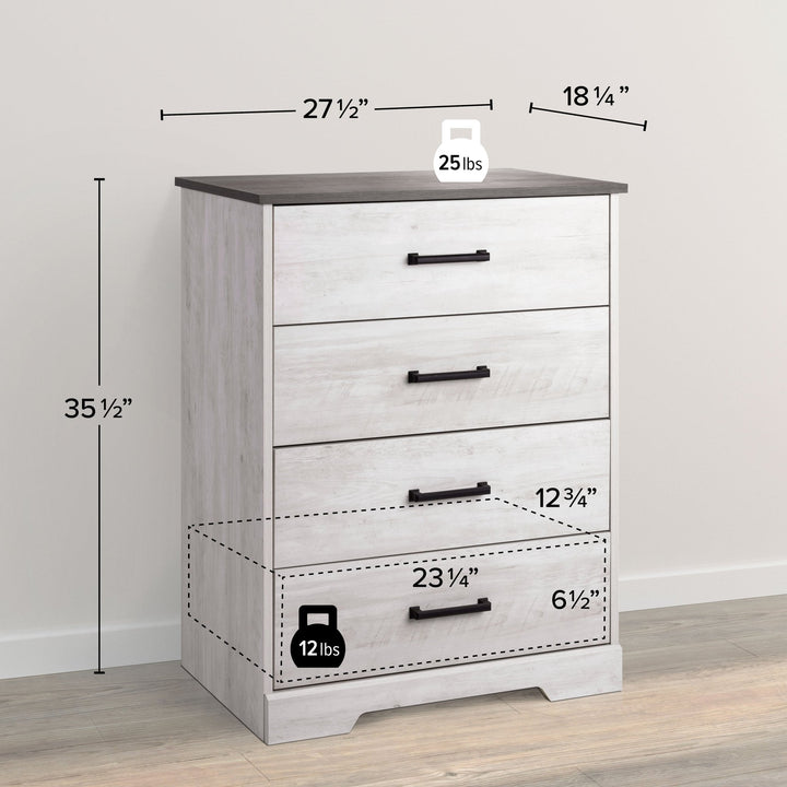 Rustic Ridge 4-Drawer Chest