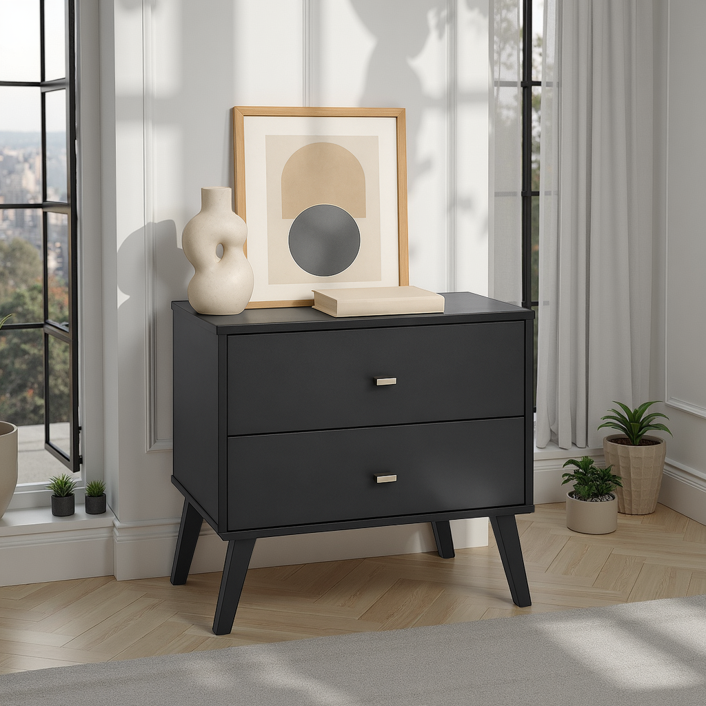 Milo 2-Drawer Nightstand – Prepac Furniture
