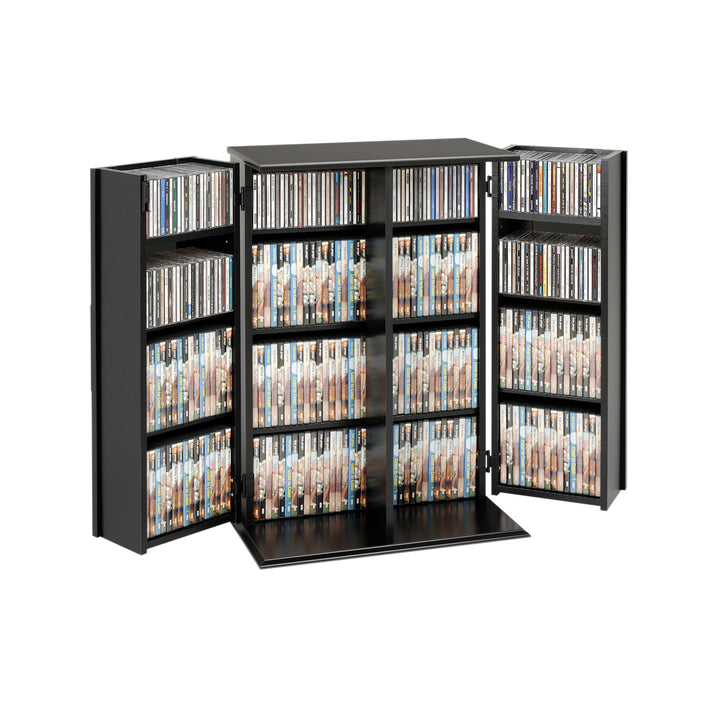 Slate Media 24" Small 2-Door Locking Media Storage