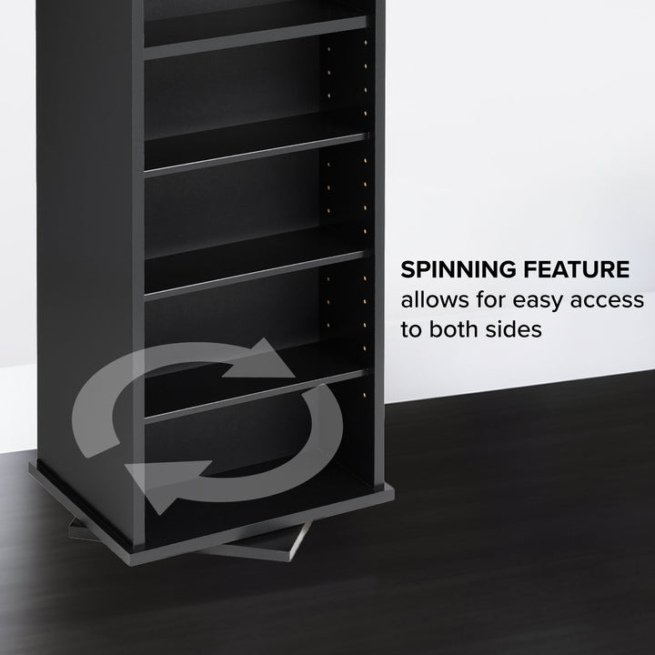 Slate Media 15.5" Spinning Tower Media Storage