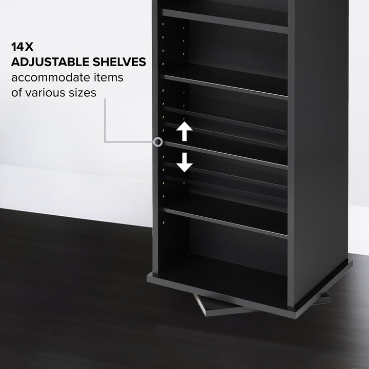 Slate Media 15.5" Spinning Tower Media Storage