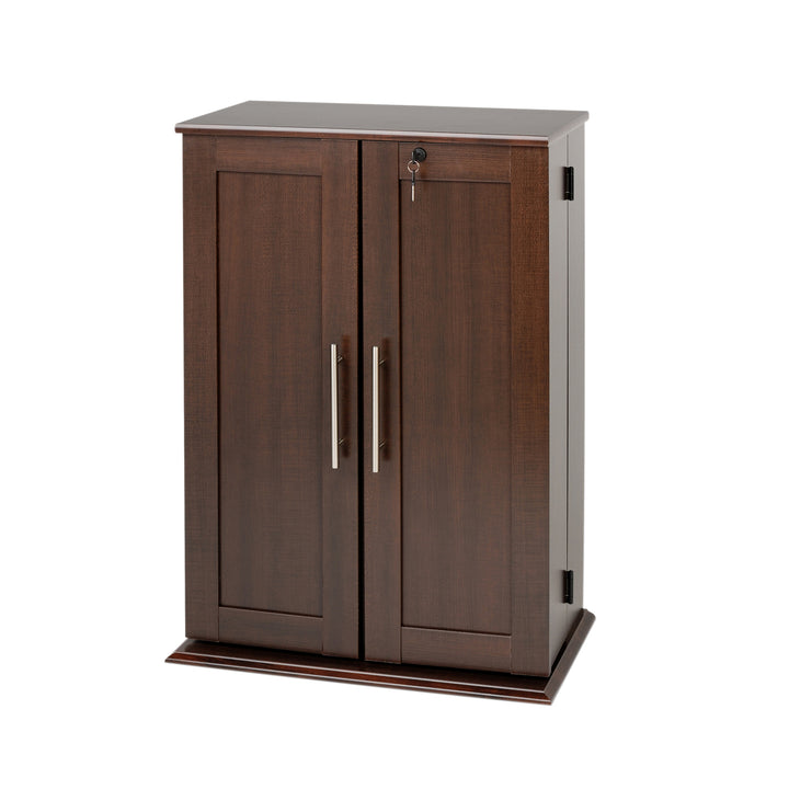 Slate Media 24" Small 2-Door Locking Media Storage