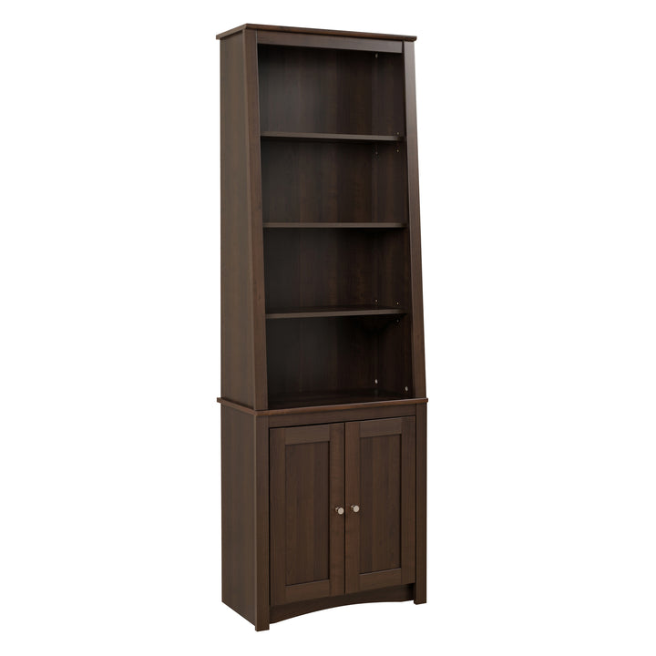 Sonoma 80" Slanted Panel Door Bookcase