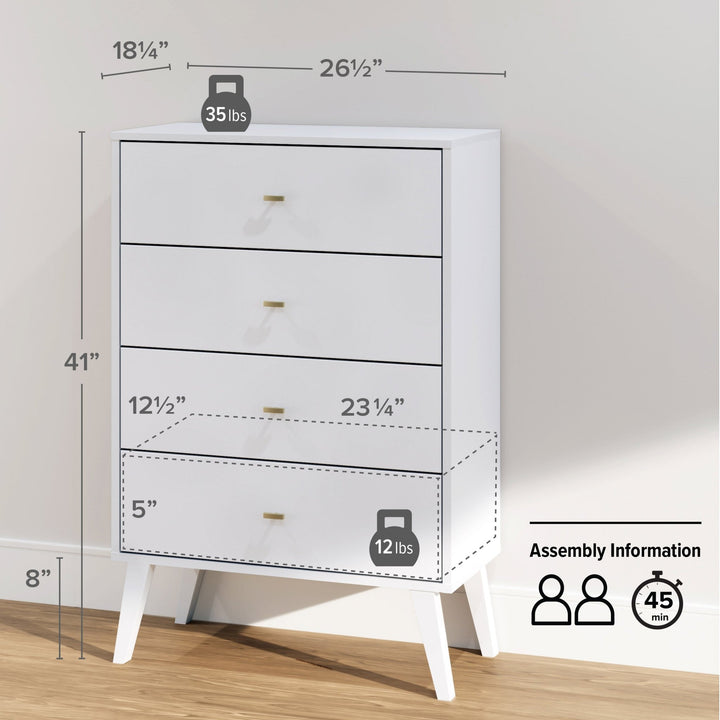 Milo 4-Drawer Chest