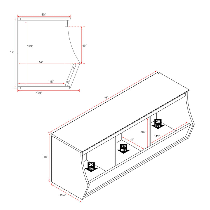 Sonoma 46" Cubby