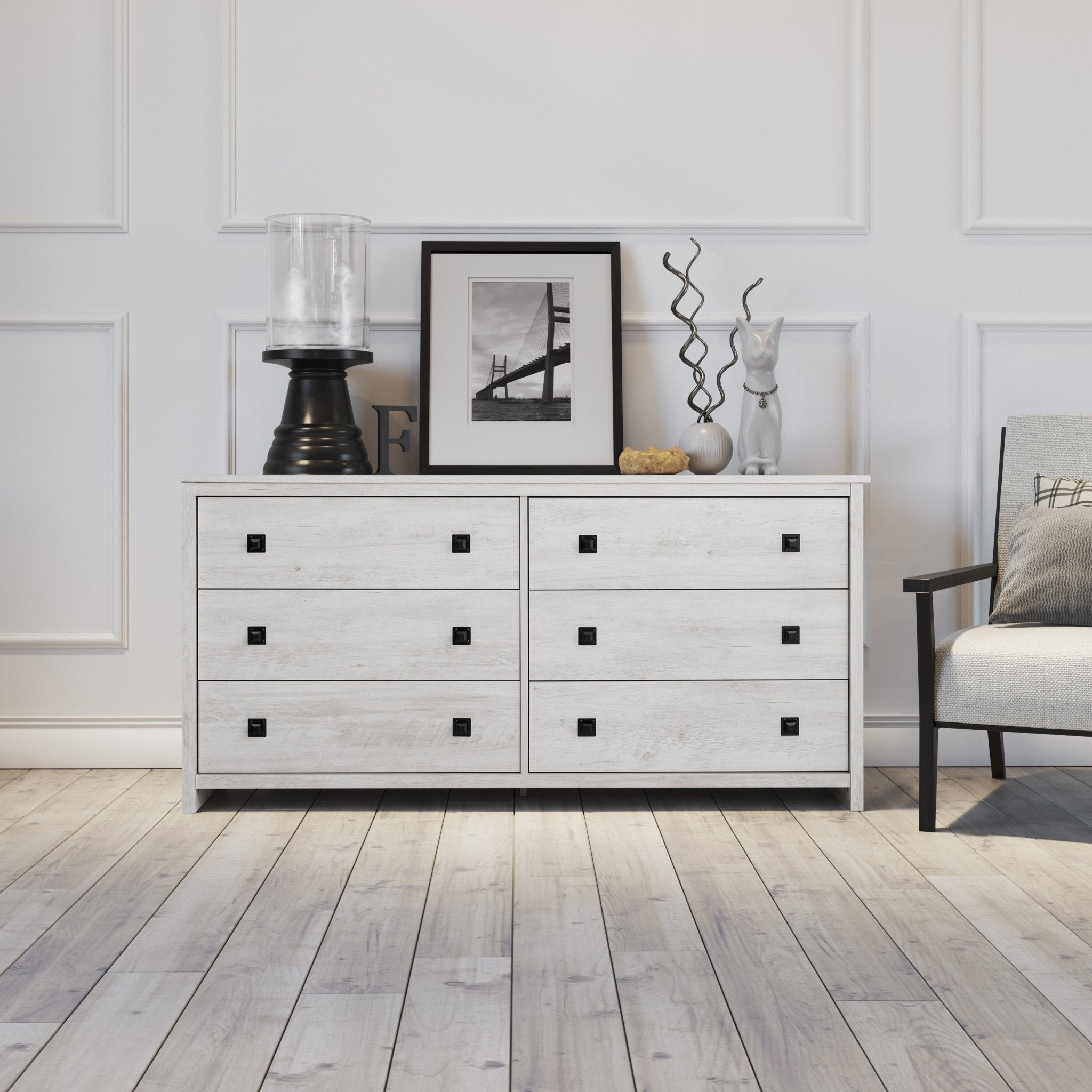 Bancroft 6-Drawer Dresser - Thumbnail 5
