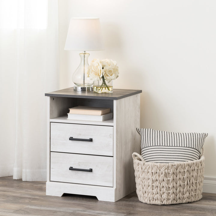 Rustic Ridge 2-Drawer Nightstand