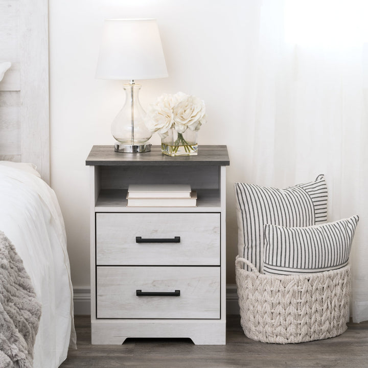 Rustic Ridge 2-Drawer Nightstand