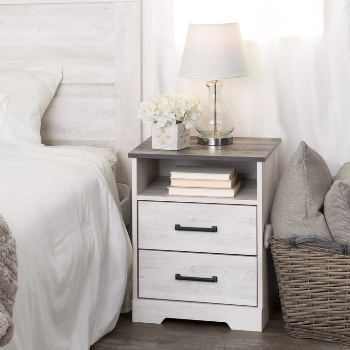 Rustic Ridge 2-Drawer Nightstand