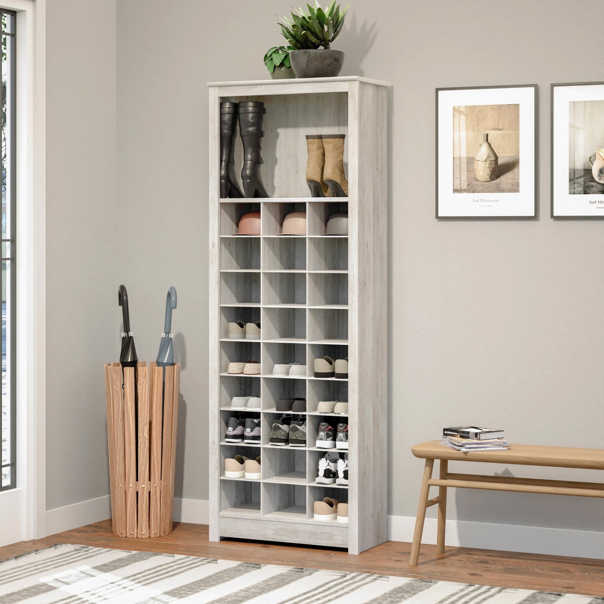 Rustic Ridge 26" Shoe Storage - Thumbnail 3