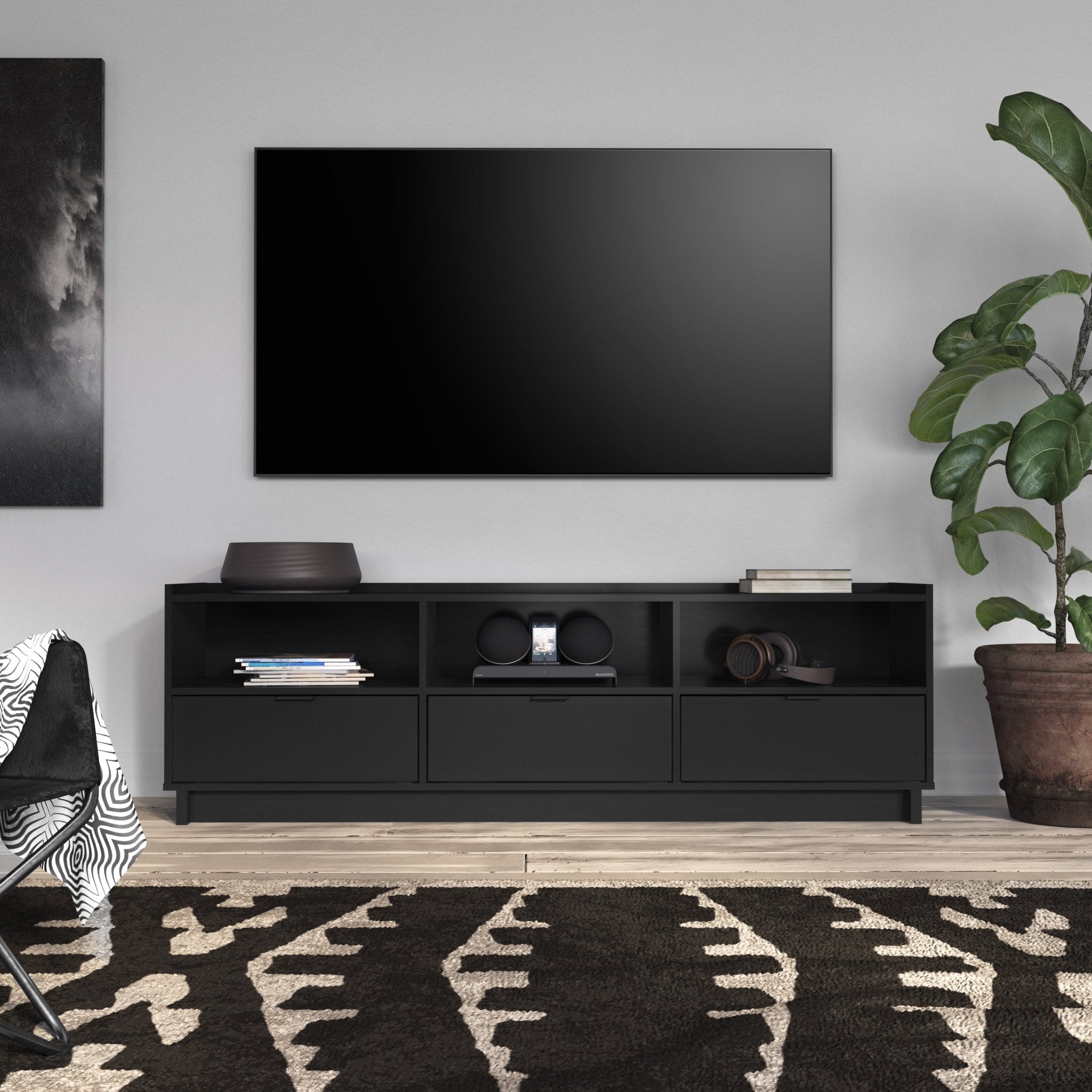 Simply Modern 70.25" TV Stand - Thumbnail 5
