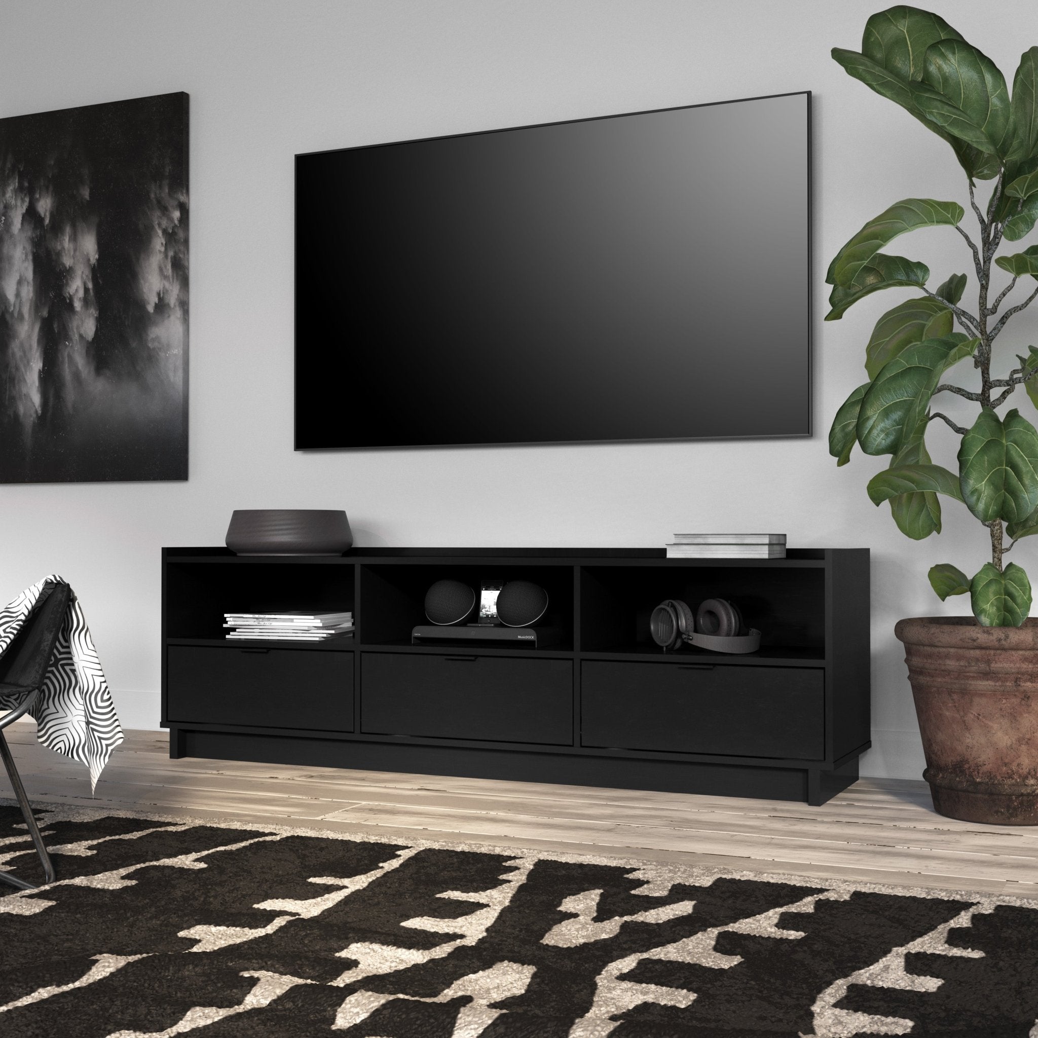 Simply Modern 70.25" TV Stand - Thumbnail 4