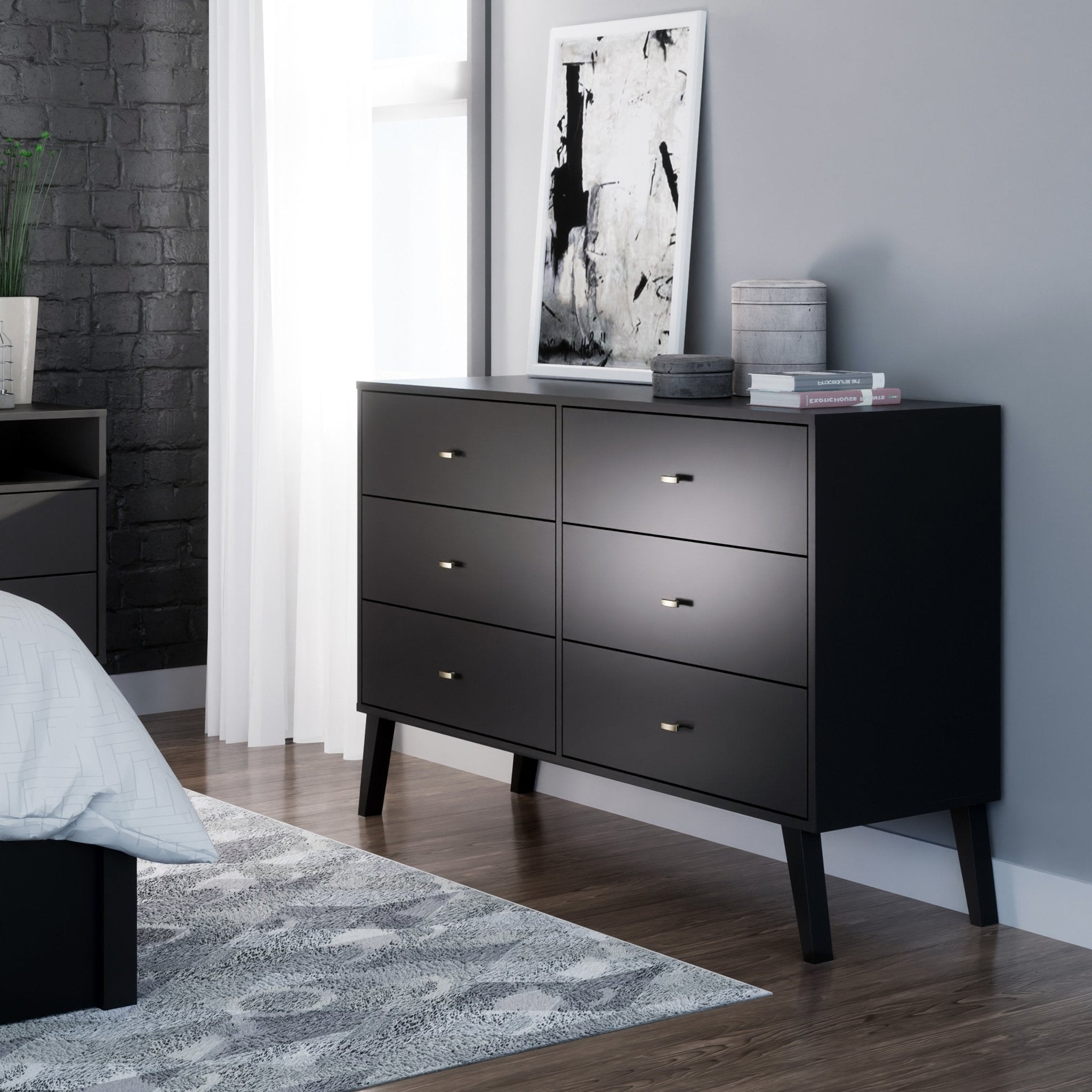 Milo 6-Drawer Double Dresser - Thumbnail 4