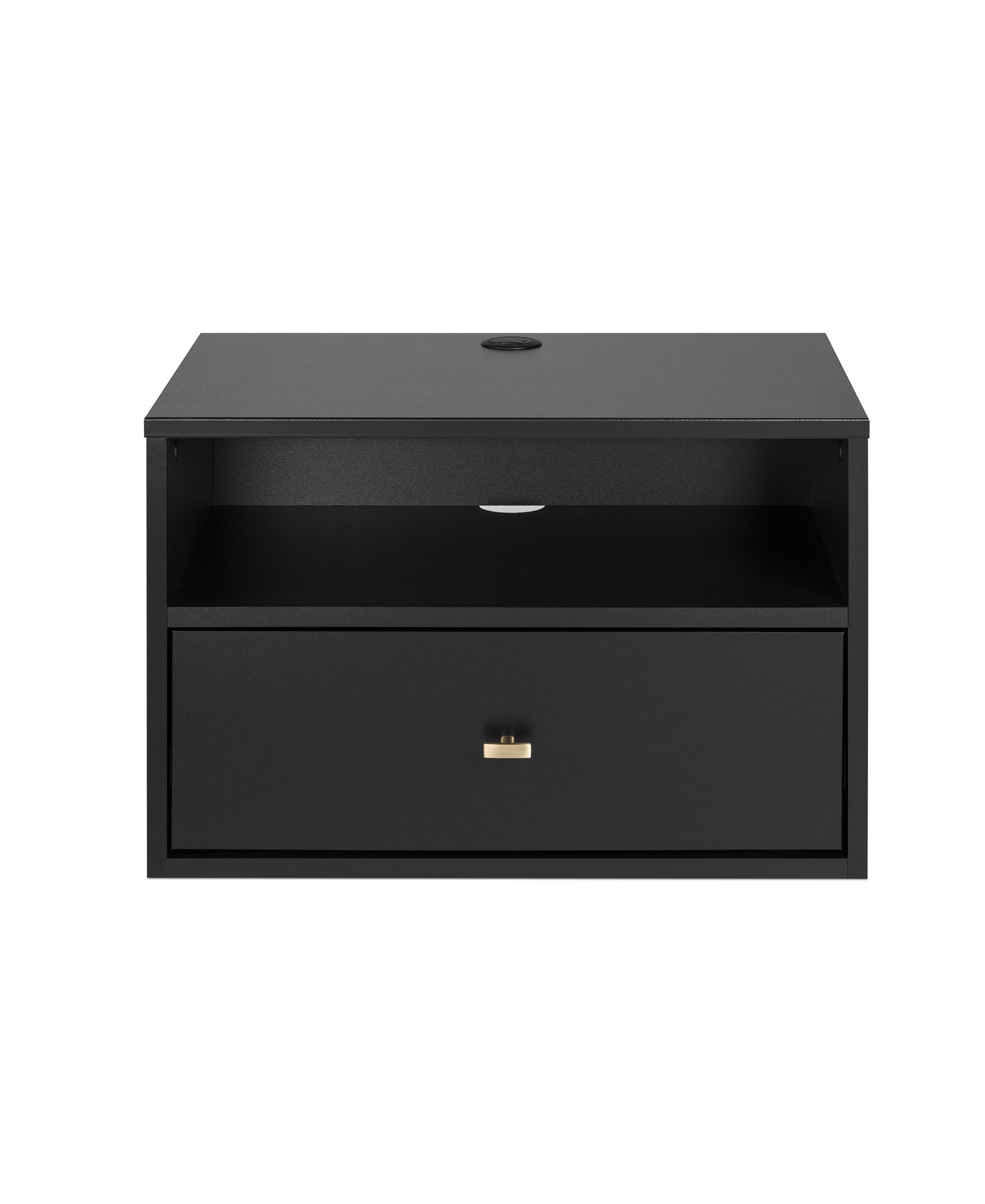 Prepac Floating Nightstand With Open Shelf