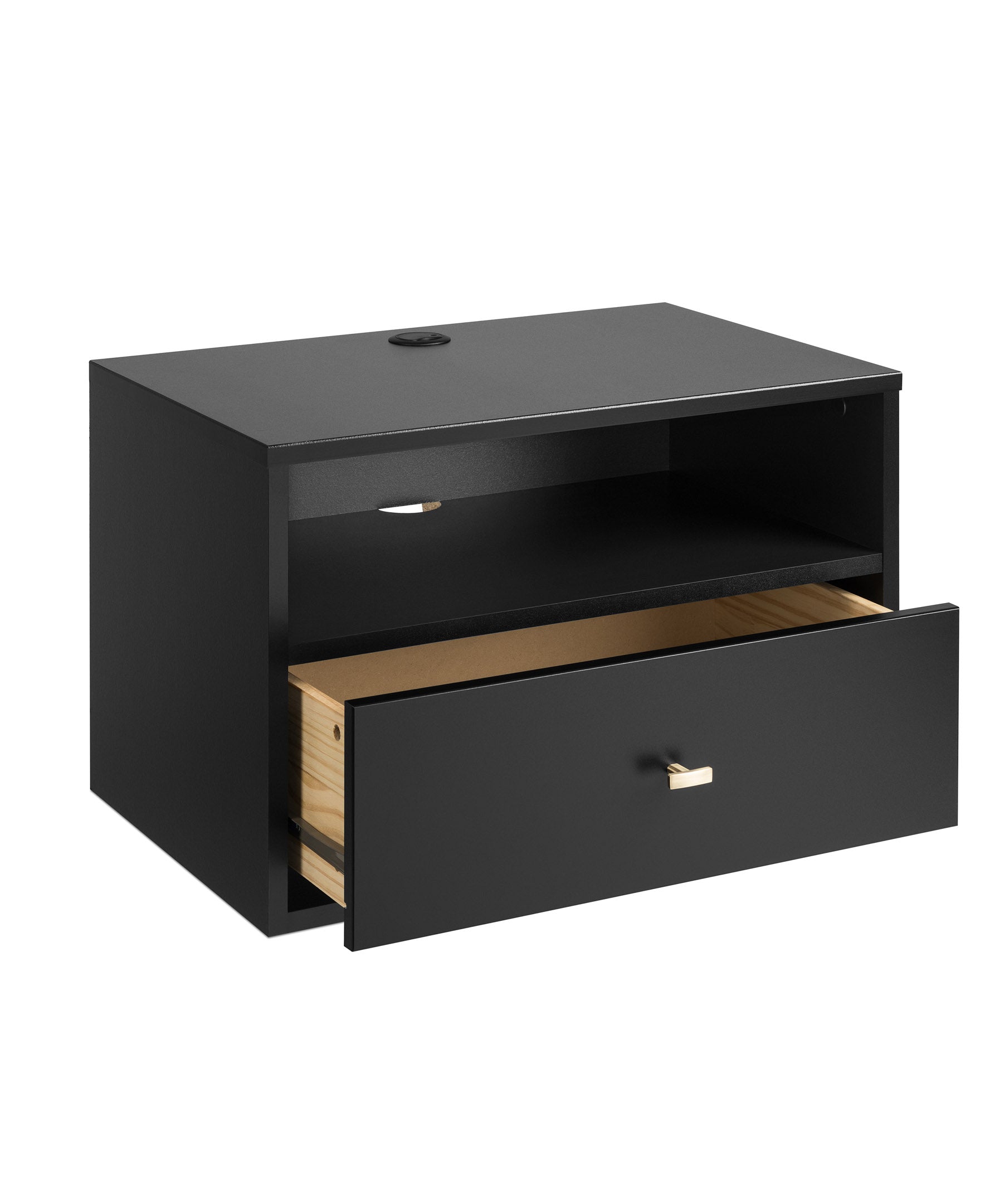 Prepac Floating Nightstand With Open Shelf - Thumbnail 2