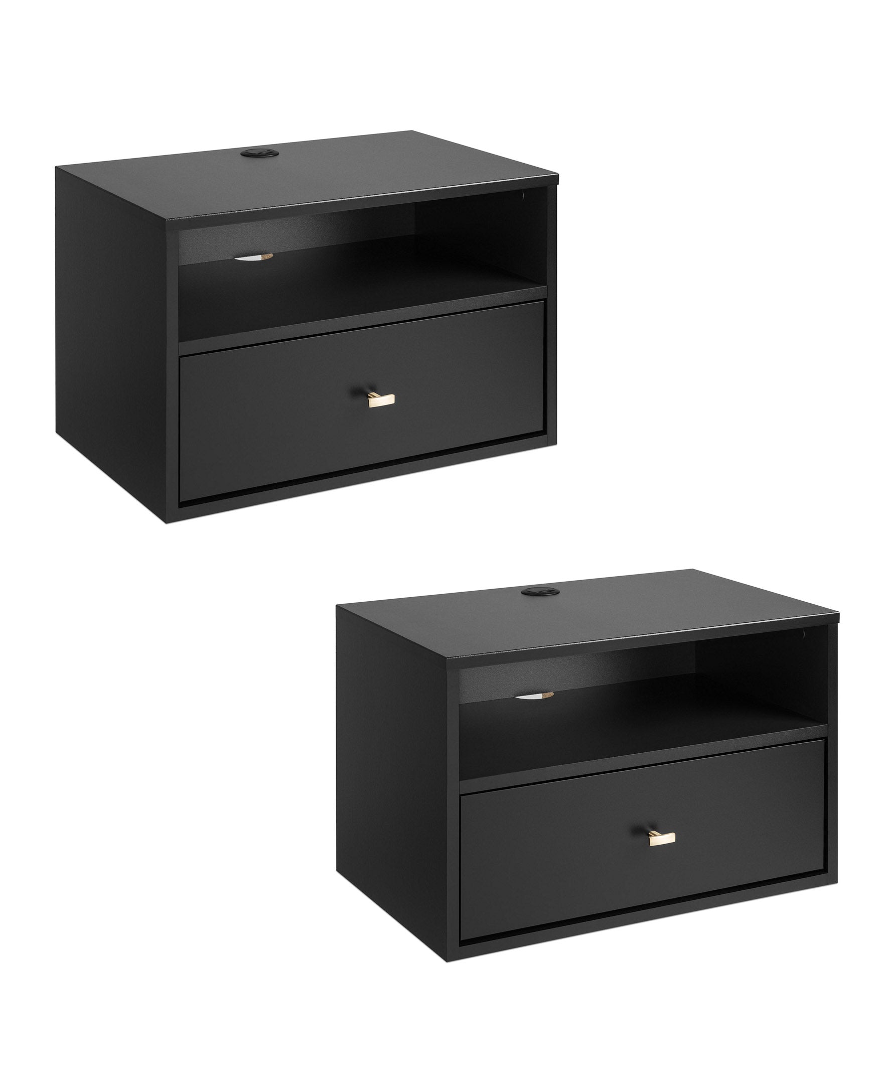 Prepac Floating Nightstand With Open Shelf - Thumbnail 4