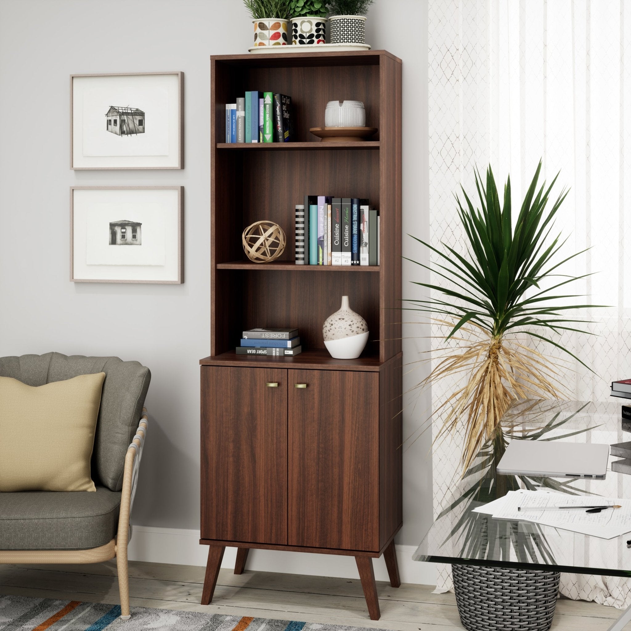 Milo 72" Bookcase - Thumbnail 3