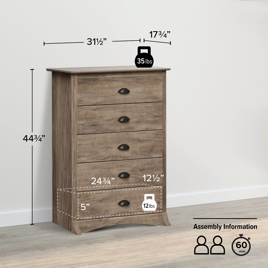 Sonoma 5-Drawer Chest