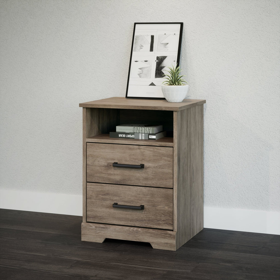 Rustic Ridge 2-Drawer Nightstand