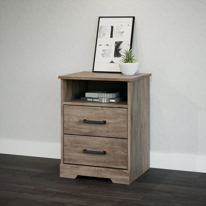 Rustic Ridge 2-Drawer Nightstand