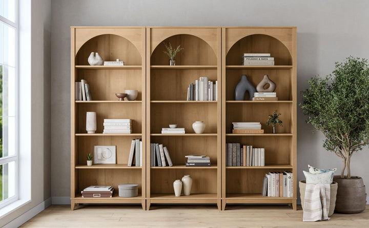 Ark 78" Arched Bookcase