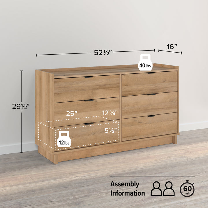 Simply Modern 6-Drawer Dresser