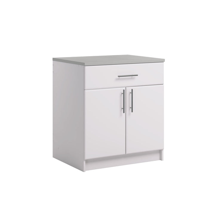 Elite 32" 2-Door Base Storage Cabinet with Drawer