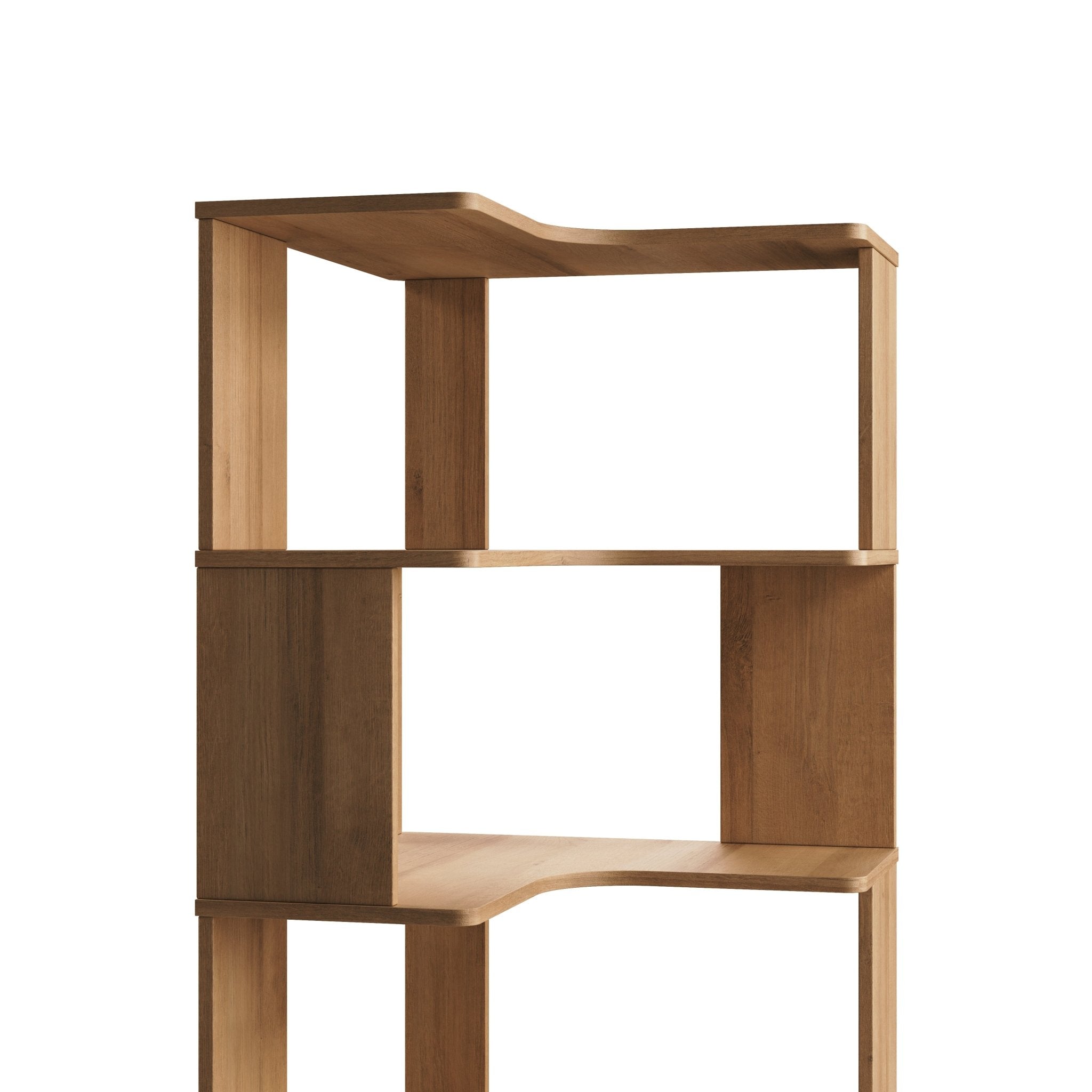 Nordik 71.5" Corner Bookcase - Thumbnail 4