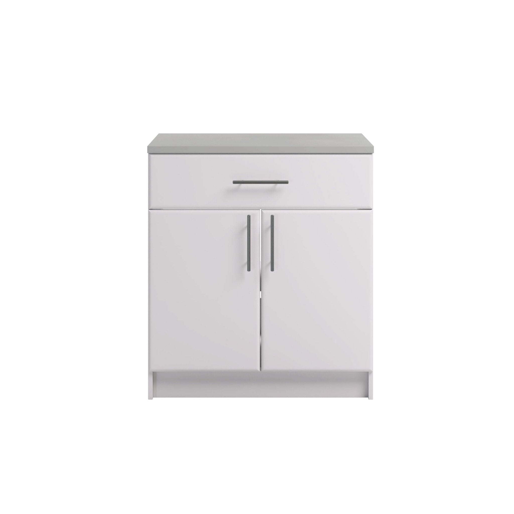 Elite 32" 2-Door Base Storage Cabinet with Drawer