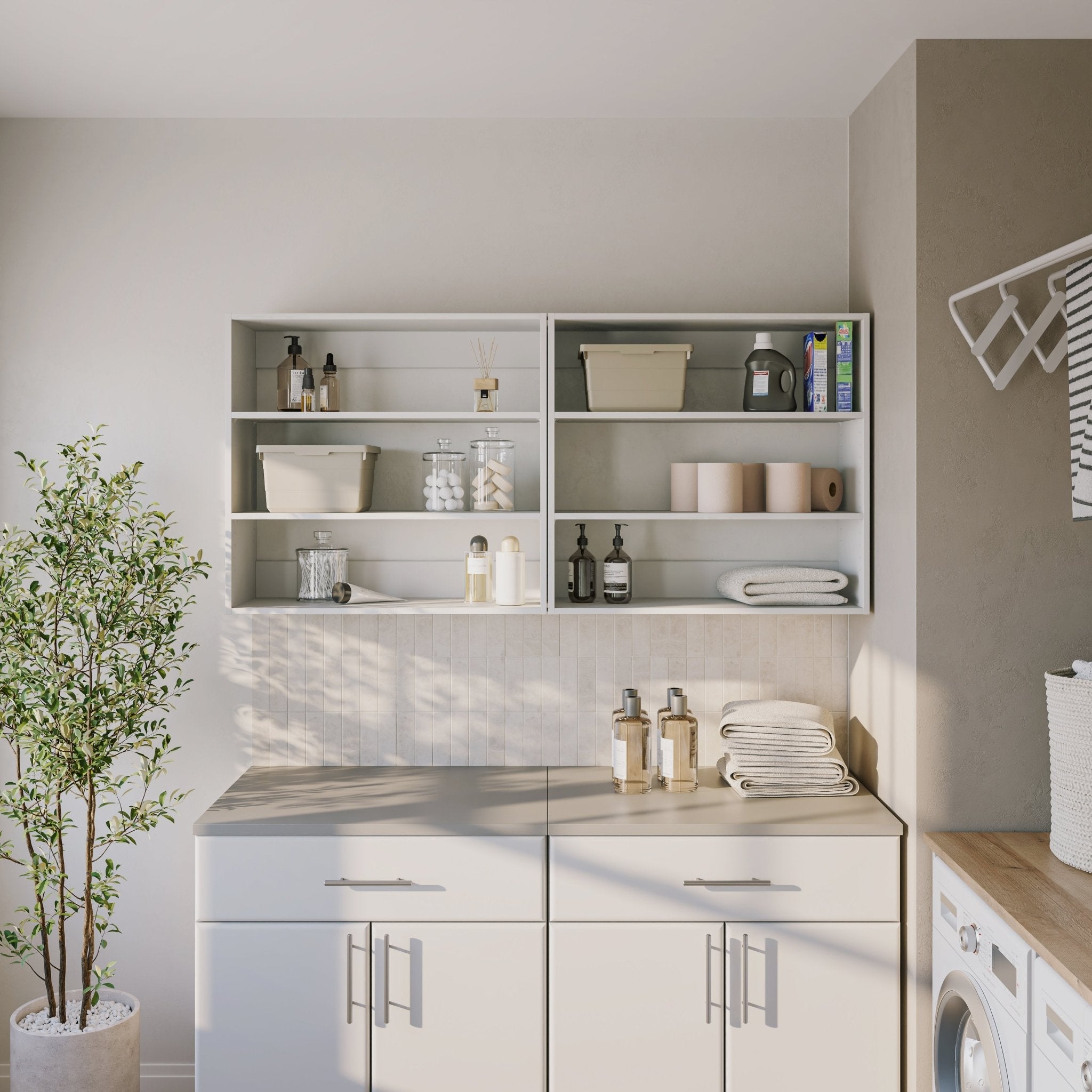 Elite Plus 32" Open Upper Storage Cabinet - Thumbnail 5