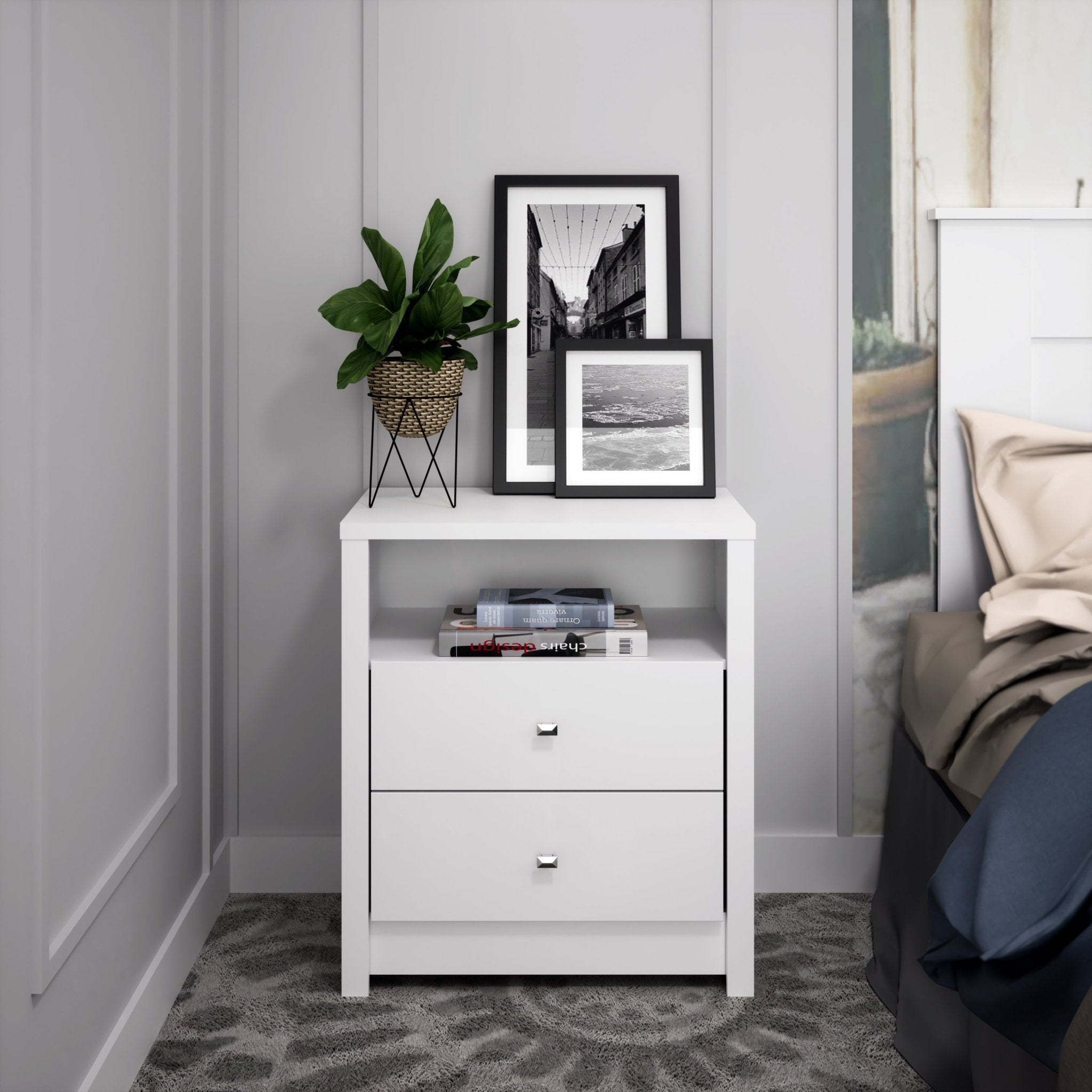 Calla 2-Drawer Nightstand - Thumbnail 2