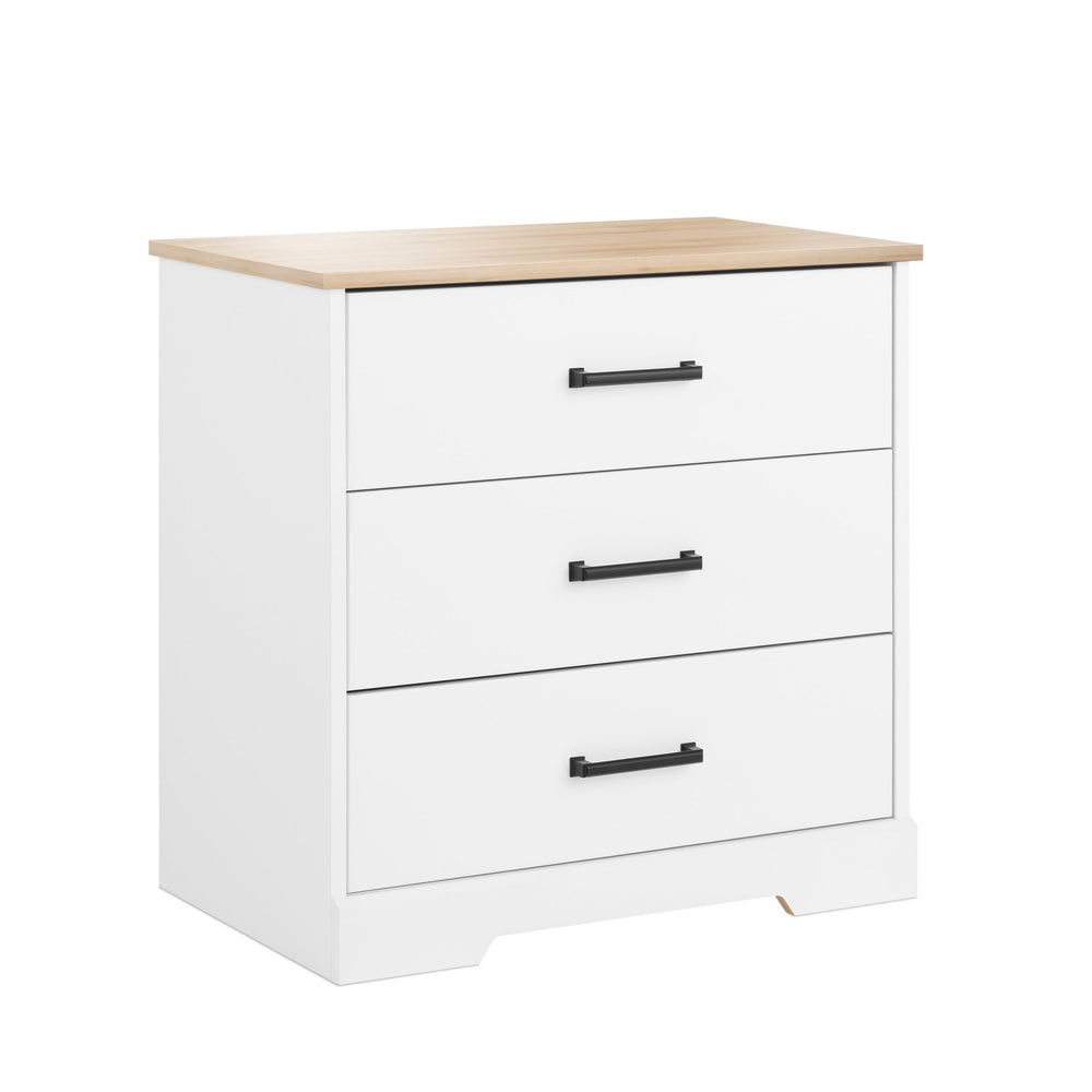 Rustic Ridge 3-Drawer Nightstand