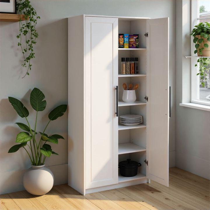 Elite Premium 32" 2-Door Panel Storage Cabinet