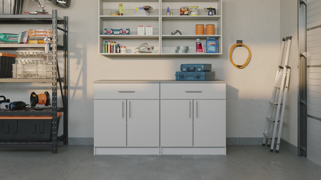 Elite 32" 2-Door Base Storage Cabinet with Drawer