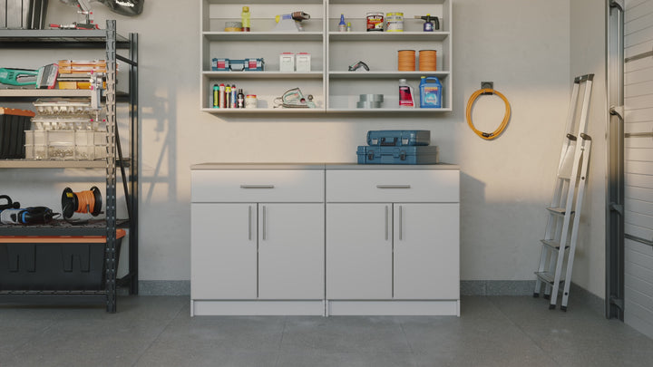 Elite 32" 2-Door Base Storage Cabinet with Drawer