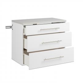 Prepac HangUps 3-Drawer Base Storage Cabinet